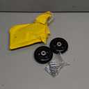 LOTOWELZON 2pcs Luggage Suitcase Replacement Wheels, 50/64/70/75/84/90mm Rubber Inline Roller Skate Wheels with 8mm(0.31") ABEC-7 608ZZ Bearings Repair Kits (Black)