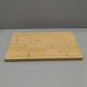 Bamboo Cutting Boards for Kitchen, Extra Large Wood Cutting Board with Deep Juice Groove and Handle Heavy Duty Chopping board, Kikcoin, 20" x 14"