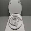 Brondell Bidet Toilet Seat S1400, Smart Toilet Seat, Dual Stainless-Steel, Self-Cleaning Nozzle With Clean Plus Technology, Endless Warm Water Bidet, Warm Air Dryer-Nightlight, Heated Seat, Elongated