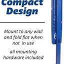 GoSports Hook 21 Wall Mount Ring Swing Game - Play Indoors or Outdoors with Foldable Arm