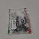 Amerdeco 10 Pack Oil Rubbed Bronze Cabinet Knobs 1-1/8 Inch Single Hole Cabinet Handles Dresser Knobs Square Drawer Knobs and Pulls for Bathroom Cabinets ZH0011