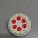 Cute Strawberry Cake Squishy Stress Ball, Soft Stress Relief Ball Squishy Moldable Slow Rise Relaxing Sensory Fidget for Birthday Party Favors Anxiety Relief