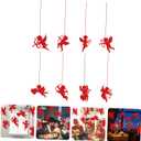 Cupid Pendant Decorations Valentine S Day Hanging Ornaments Romantic Wedding Room Decor Paper Streamers 7.87X5.47 Inches