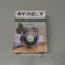 AYRELY Super Loud Alarm Clock for Heavy Sleepers Adults,Twin Bell Retro 4 Inch Silent Non-Ticking Quartz with Backlight, Luminous dial, Alarm Clocks for Bedrooms Bedside (Silver)