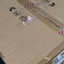 35" Modern Ceiling Fan with Lights Remote APP Control, Flush Mount LED Dimmable Ceiling Fan, 3 Color 6 Speed Low Profile with Light for Bedroom Living Room 130W