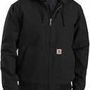 Carhartt Men's Loose Fit Washed Duck Insulated Active Jacket, Size XL