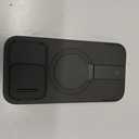 SURITCH for iPhone 15 Pro Max Case with Magnetic Camera Slide Cover and Adjustable Kickstand, Compatible with MagSafe, Shockproof Bumper Case Slim Protective Cover 6.7 Inch, Black