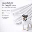 Lovelonglong Dog Full Bodysuit – Stretchy Yoga Fabric 4-Leg Dog Pajamas, Breathable & Lightweight Dog Onesie for Indoor & Outdoor, Shedding Control & Travel Wear