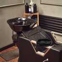 Adjustable Shampoo Bowl Tilt Mechanism With Rubber Seal For Salon Use Compatible With Ceramic Basins Replacement Part Accessory For Professional Shampoo Bed Units