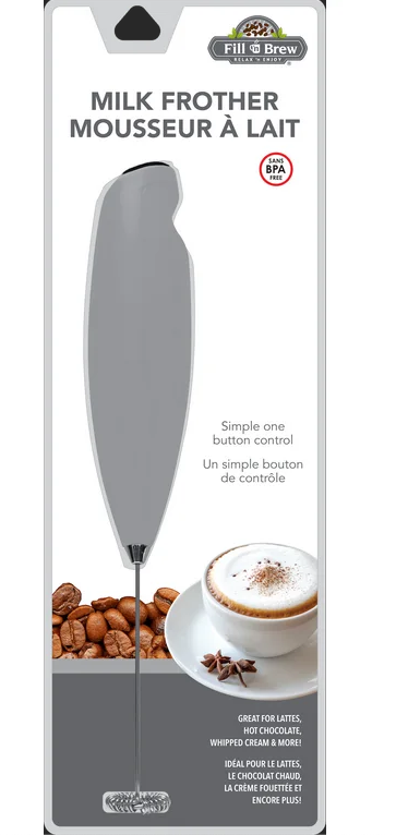 Jacent Battery Operated Handheld Milk Frother, 1 Pack, Mix Foamy Cocktails, Whip Up Sauces And Salad Dressings, Make Whipped Cream, Breakfast Omelets