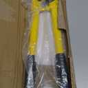 QWORK 4/0 Gauge Wire Cutter - Forged Steel Handle, Shear Action Cutter, 14" Stainless Steel Cable Cutter - Ideal for Battery & Welder Cables, Building Wiring, and SO Cord