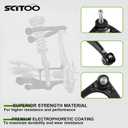 SCITOO 2pcs Front Inner Tie Rod End Suspension Kit fit for Ford E-350 Super Duty E-250 E-350 Econoline Club Wagon E-250 Econoline E-350 Econoline E-350 Club Wagon Econoline Super Duty