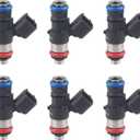 JDMON Fuel Injectors Compatible with Ford Edge Flex Fusion Taurus Lincoln MKT MKX MKZ 2007-2012 Mazda 6 CX-9 2008-2014 3.5L 3.7L Replace 0280158091 84212353 ZZJ1-13-250A Pack of 6