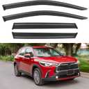 Window Visors Rain Guards for 2022 2023 2024 2025 2026 Toyota Corolla Cross, Out-Channel Window Vent Wind Deflectors Visors Shades for 22 23 24 25 26 Corolla Cross L LE XLE