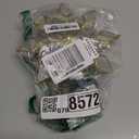 Kurt Adler 8.5-Inch Capiz Star Tree Topper with 10 Clear Lights and 1 Spare Bulb