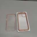 Miracase Compatible with iPhone 13 case 6.1 inch, 2023 New Full-Body Glass Clear Case Bumper Case with Built-in 9H Tempered Glass Screen Protector for iPhone 13, Acacia Green