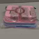 Canfanni 4 Pcs Bento Snack Box Containers, 4 Compartment Divided Stackable Food Storage Containers with Lids, Meal Prep Lunch Container with Sauce Cups