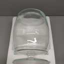 CATPOWER 2.5 Gallon Wide Mouth Glass Storage Jars with Heavy Glass Lids - Large Cookie Jars for Kitchen, Ideal for Flour, Rice, Sugar, Pasta, and Candy