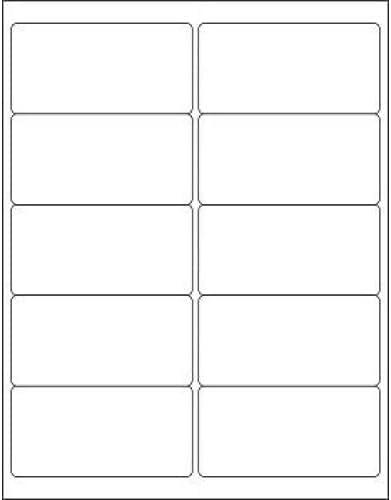White Shipping 10 Labels Per Sheet, with Self Adhesive, FAB Labels for Laser and Inkjet Printers, Label Size 4 x 2 Inches, 10 Per Sheet (200 Sheets) White Shipping 10 Labels Per Sheet, with Self Adhesive, FAB Labels for Laser and Inkjet Printers, Label Size 4 x 2 Inches, 10 Per Sheet (200 Sheets)