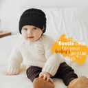 FURTALK Baby Beanie Winter Soft Warm Knit Hat 3 Pack Infant Toddler Slouchy Caps (0-12 Months, Black+navy+green)