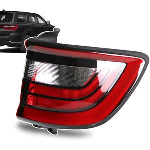 LED Tail Light Assembly Compatible with 2014-2023 Dodge Durango Right Passenger Side Taillight Replace 68155948AC