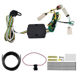 4-Way Trailer Wiring Harness Connector Plug Kit Replacement 56468 118867 Compatible with 2021-2023 Ford Mustang Compatible with Bronco Ford Mustang Models (with LED Tail Lights)