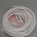 118" Silicone Cord Hider for Wall Mount TV, Self-Adhesive Cable Hider for 1 Cord(1/4" Diameter), Cable Management Under Desk, Cord Organizer, Cable Raceway Home & Office Trim, Cord Concealer Channel, White (Regular-118 inch)