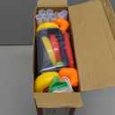 QDRAGON Kids Golf Clubs, 2 in 1 Toddler Golf Set with 8 Balls/Cornhole Board & Putting Mat/Golf Cart with Wheels, Indoor Outdoor Sport Toys Gifts for Boys Girls Ages 3 4 5 6+, Blue