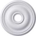 18 1/8"OD x 3 3/4"ID x 1 1/8"P Bradford Ceiling Medallion (Fits Canopies up to 4 3/8")