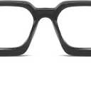 JOVAKIT Fashion Square Blue Light Glasses for Men Women Simple Designer Style Thick Frame Computer Eyeglasses Anti Eyestrain