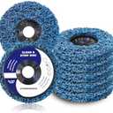 10 PCS - Paint Stripping Wheel Disc Abrasive, Remove Paint Coating Rust Welds Oxidation - Efficient Strip Disc for Metal Surface Preparation & Angle Grinding - (4-1/2" x 7/8")