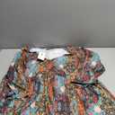 3/4 Length Sleeve Womens Tops 2025 Blouses for Women Dressy Casual Fashion Clothing V Neck Babydoll Tops Fall Outfits, XXL