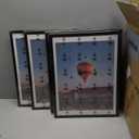 JCJMY 12 Pack 12x16 Picture Frame with 11x14 Mat, Display 11x14 with Mat or 12x16 Without Mat, 12 by 16 Frames Bulk Set of 12 Collage Gallery Wall Decor Photo Frames Set for Wall,Black