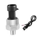 100 PSI Fuel Pressure Sensor, Oil Fuel Pressure Transducer Sender with 1/8"-27 NPT Thread and Harness Kit, Compatible with Fuel, Oil, Air, Water  316 Stainless Steel Pressure Sensor Switch 0-100 PSI