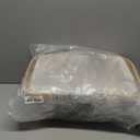 Geytetqi Wicker Picnic Basket with Handle and White Liner, Perfect for Couples, Families, and Friends. HandWoven Water Hyacinth Basket with Lining for Outdoor Dining and Home Decor