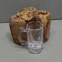 Heavy Beer Mugs Set, 12.5oz Glass Mugs With Handle, Beer Glasses For Freezer, 370ml Beer Drinking Glasses, Traditional Stein For Bar, Alcohol, Beverages,Coffee, Teas, Set of 4