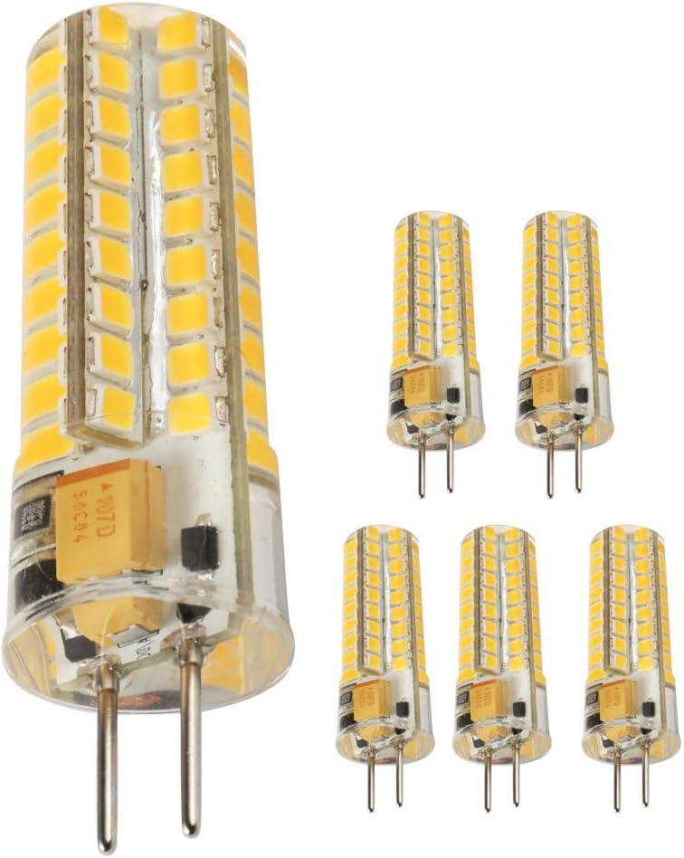 GY6.35 LED, led Halogen Replacement 5W Bi-pin Base 12V AC/DC 2700K Warm White,led Landscape Light Bulbs 50W Replacement 5Pack (5) GY6.35 LED, led Halogen Replacement 5W Bi-pin Base 12V AC/DC 2700K Warm White,led Landscape Light Bulbs 50W Replacement 5Pack (5)