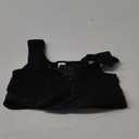 BRABIC Women Front Closure Post Surgery Compression Everyday Bras for Mastectomy Support with Adjustable Straps Wirefree (Large, Black)