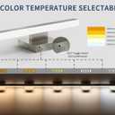 Joossnwell Bathroom Vanity Light Brushed Nickel Bathroom Light Fixtures Over Mirror 23.62 inch 5CCT Dimmable Modern LED Vanity Lighting Bar ETL Certificated, 23.62 Inch Long