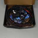 Nilight 4Pcs Car Underglow Neon Accent Strip Lights 256 LEDs RGBIC Multi Color DIY Sound Active Function Music Mode with APP Control and Remote Control Underbody Light Strips