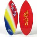 SALT LIFE Fiberglass Compression Skimboard – High-Performance Beach Skim Board for Kids, Teens & Adults – Lightweight Durable Shorebreak – 38, 42, 44, 53 in