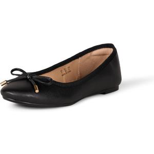 Amazon Essentials Women's Comfortable Round Toe Ballet Flats with Bow 10.5