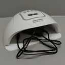 JODSONE U V LED Nail Lamp, Nail Dryer for Gel Polish, Led Light with Automatic Sensor & 4 Timers (Milky White)