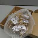 16 Pack Star Candles for Cake Birthday Star Shaped Sparkler Candles Stereo Cake Topper Decorations for Birthday Party Supplies(Silver)