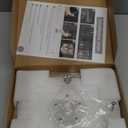 Acrylic Wedding Card Box with Picture Frame, Clear Gift Card Box for Wedding Reception, Large Rotatable Money Envelope Card Box Holder with Lock for Graduation Party Birthday Baby Shower (11" x 9" x 9")