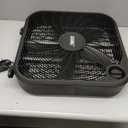 EZ-CHILL 20" 3-Speed Box Fan, Ideal for Home, Bedroom, & Office, Black