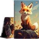 Case for Galaxy Tab A9 Plus  Auto Sleep/Wake Multi-Angle Viewing Slim Folio Stand Cover for Samsung Galaxy Tab A9+/A9 Plus 11 Inch 2023 (SM-X210/X216/X218), Cute Baby Fox