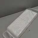 Bath Tub Tray - Stretchable, Strong Load-Bearing, Plastic, Anti-Slip Design - Ultimate Bathtub Caddy Tray (White)
