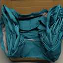 9 Piece Outdoor Patio Waterproof Cushion Covers, Fits 4-Seat Wicker Rattan Sectional Couch Chair Furniture Cover Replacement Set - Fade-Resistant Patio Cushion Covers with Zipper (25.6*25.6*3 inches-9 Pcs, Peacock Blue)