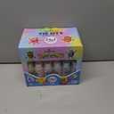 24 Colors Tie Dye Kit, Tie Dye Set for Kids, Pre-Filled Bottles, Non Toxic Permanent Fabric Dye Art Set, Easy DIY Fabric Art - Create Fun (24 Colors)